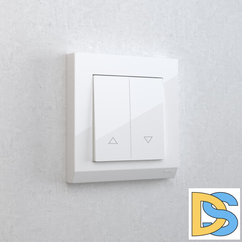 Выключатель жалюзи Werkel белый W1124501 4690389155239