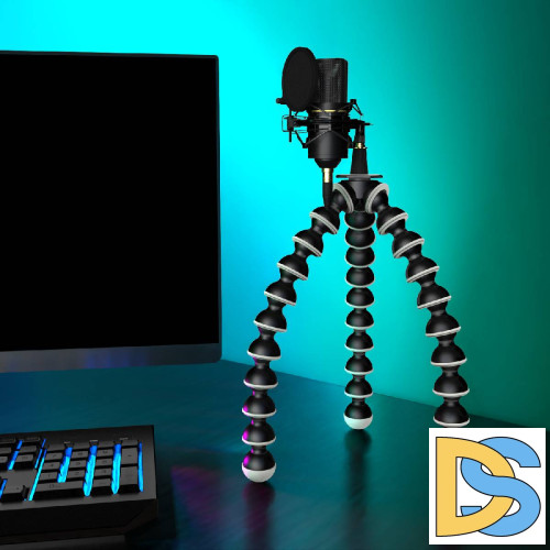 Гибкая тренога для установки кольцевого светильника Gauss RL101