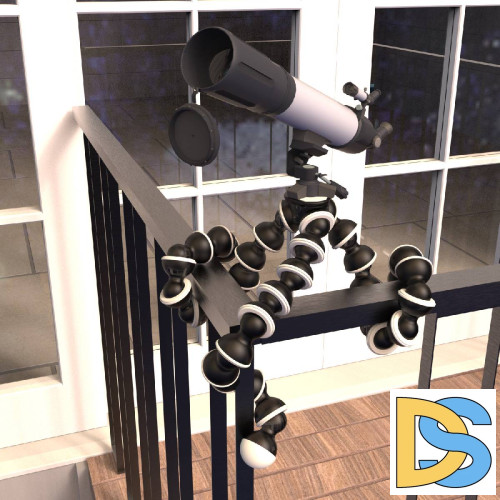 Гибкая тренога для установки кольцевого светильника Gauss RL101