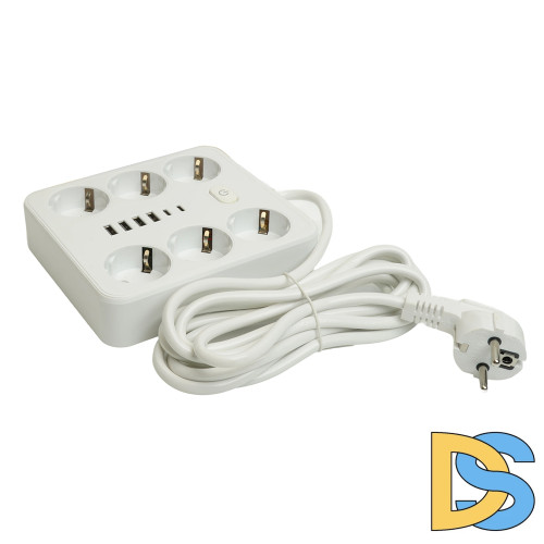 Удлинитель Stekker Home plus HM09-66-02 49982