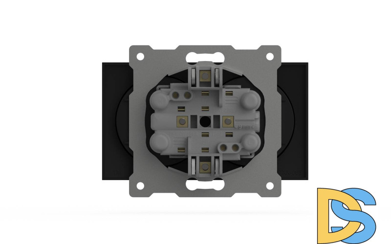 Розетка двухместная без заземления ELBI Zena Vega 609-014800-908