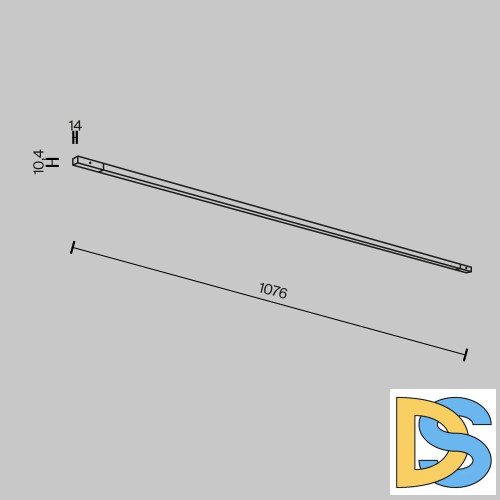 Трековый магнитный светильник Maytoni Flex TR180-1-12WTW-B