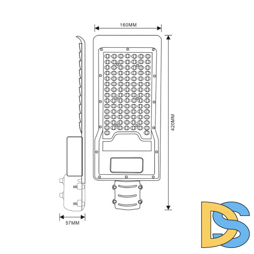 Уличный светильник Эра SPP-502-0-50K-080 Б0051831