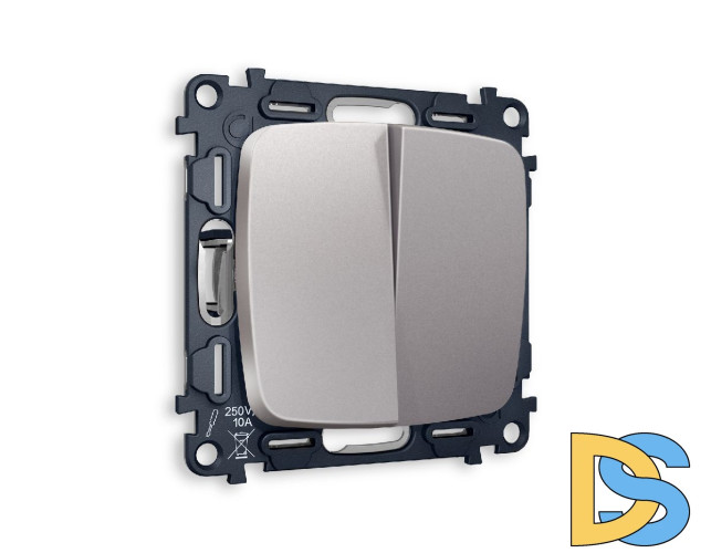 Комплект механизма 2-кл выключателя Ambrella Volt Omega MO503010