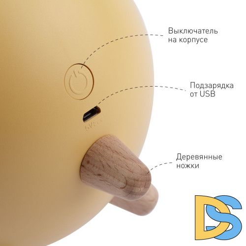 Настольная лампа Эра NLED-468-1W-Y Б0052815