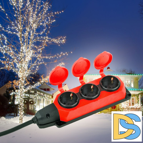 Удлинитель силовой Эра UK-3e-3x1,5-10m-IP44(KG) Б0057580