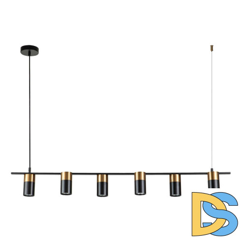 Подвесная люстра Indigo Liberta 11014/6P Black V000147