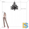 Подвесная люстра Loft IT Zenith 10210/12 Black