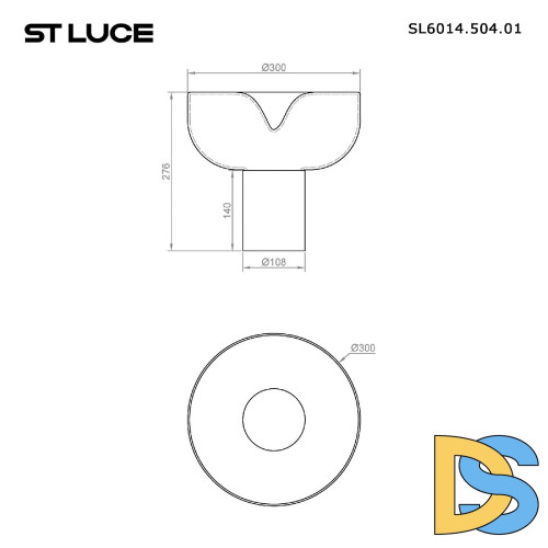 Настольная лампа ST Luce Ripple SL6014.504.01
