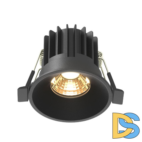 Встраиваемый светильник Maytoni Round DL058-7W2.7K-B