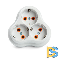 Разветвитель сетевой Stekker ADP16-23-21 49165