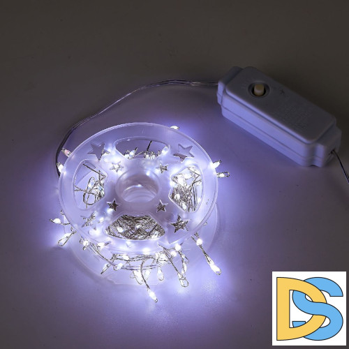 Гирлянда Роса Uniel ULD-S0500-125/DTA WHITE IP20 DEWDROP UL-00012121