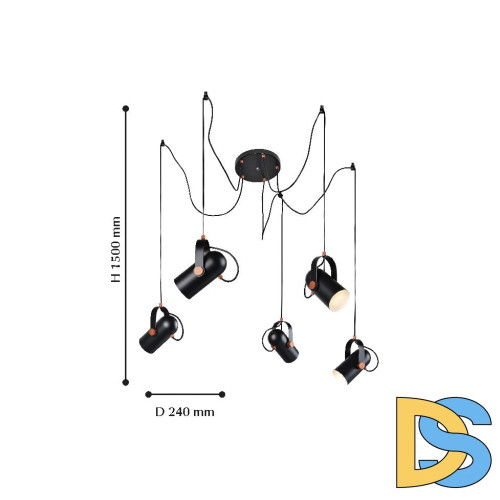 Подвесная люстра Favourite Ampolla 2007-5P