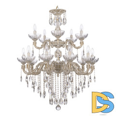 Подвесная люстра Bohemia Ivele Crystal AL79101/10+5/250/2D B WMG P Clear/M-1H