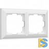 Рамка на 2 поста (белый) W0022201