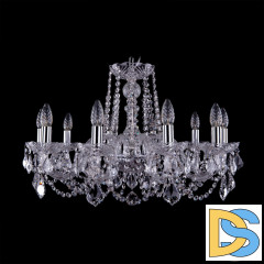 Подвесная люстра Bohemia Ivele Crystal 1402/10/240 Ni Leafs