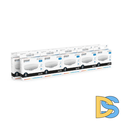 Лампа светодиодная Gauss GX70 21W 83832 матовая 83832