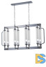 Подвесная люстра Crystal Lux TOMAS SP8 L1000 CHROME