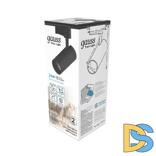 Трековый светодиодный светильник Gauss Track Light Led TR071