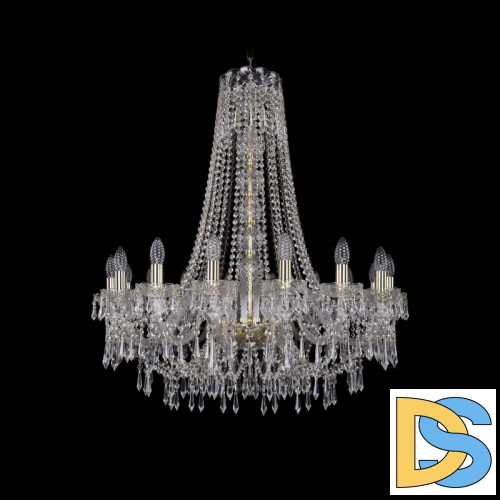 Подвесная люстра Bohemia Ivele Crystal 1403/16/300/h-95 G
