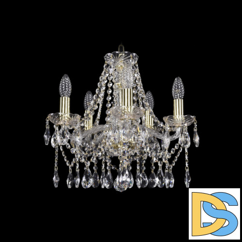 Подвесная люстра Bohemia Ivele Crystal 1413/5/141 G
