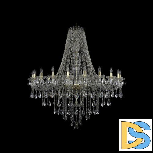 Подвесная люстра Bohemia Ivele Crystal 1415/20/460/h-139 G