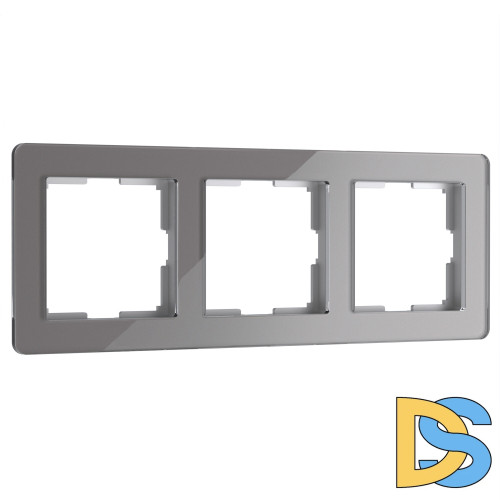 Рамка на 3 поста Werkel Acrylic (графит) W0032704