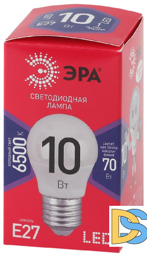 Лампа светодиодная Эра E27 10W 6500K LED P45-10W-865-E27 R Б0045355
