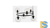 Подвесная люстра Lumina Deco Ceredo LDP 6034-6 RND BK