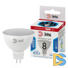 Лампа светодиодная Эра GU5.3 8W 4000K LED MR16-8W-12V-840-GU5.3 Б0049094