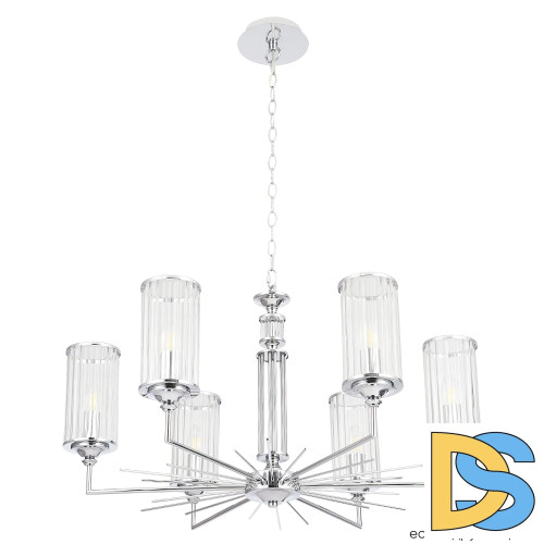 Подвесная люстра Crystal Lux GLORIA SP6 CHROME