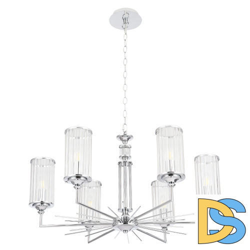 Подвесная люстра Crystal Lux GLORIA SP6 CHROME