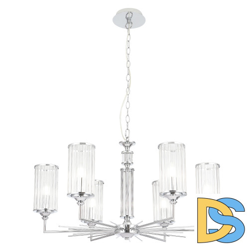Подвесная люстра Crystal Lux GLORIA SP6 CHROME