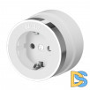 Розетка с заземлением (белый матовый/хром) W5871050