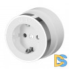 Розетка с заземлением (белый матовый/хром) W5871050