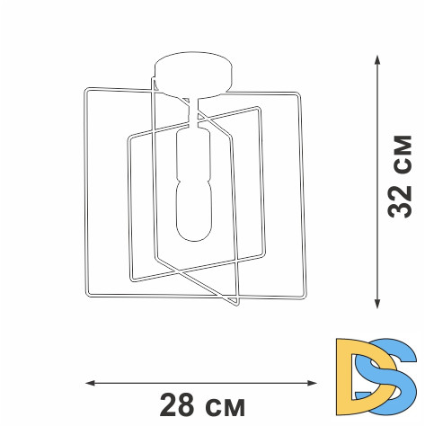 Потолочный светильник Vitaluce V3793-8/1PL