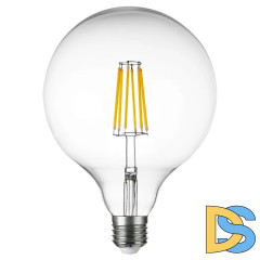 Лампа светодиодная филаментная Lightstar LED Filament E27 10W 3000K груша прозрачная 933202