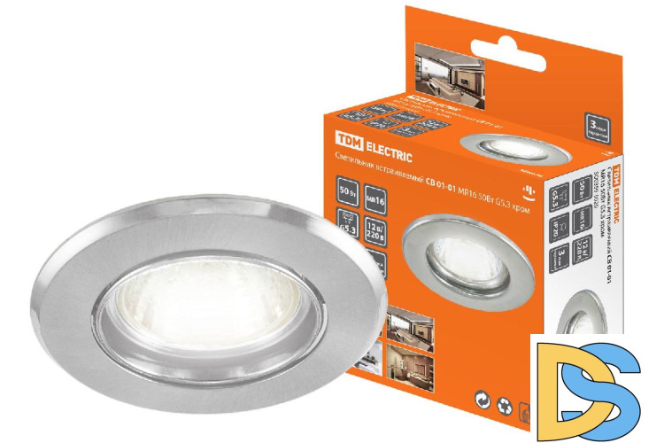Встраиваемый светильник TDM Electric СВ 01-01 SQ0359-0020