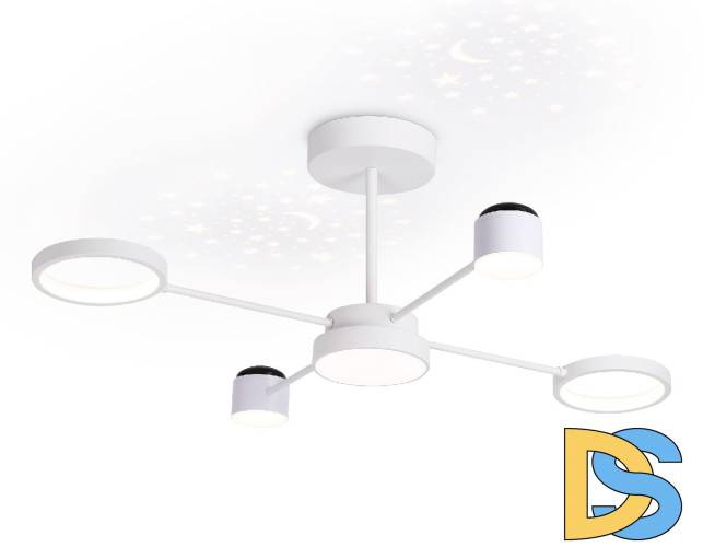 Люстра на штанге Ambrella Light Comfort LineTech FL51631