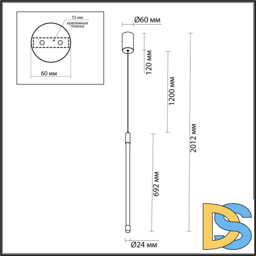 Подвесной светильник Odeon Light Anta 4393/14L
