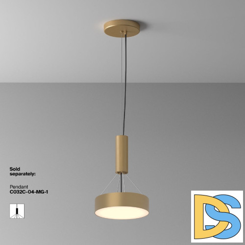 Накладной светильник Maytoni Zon C032CL-24W3K-RD-MG