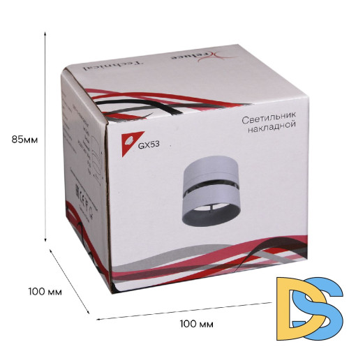 Накладной светильник Reluce 53017-9.5-001MN GX53 WT