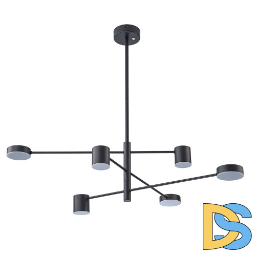 Люстра на штанге Arte Lamp Stanley A2476PL-40BK