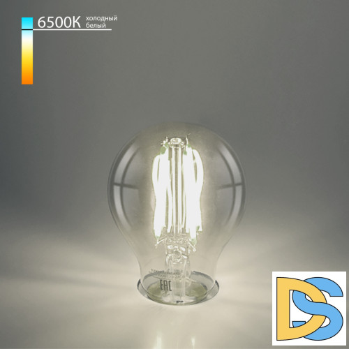 Филаментная светодиодная лампа Elektrostandard груша прозрачная E27 12W 6500K 4690389175336