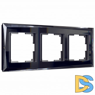 Рамка на 3 поста (черный) W0031208