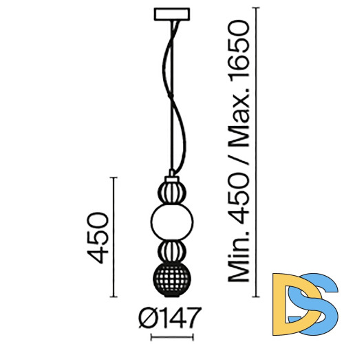 Подвесной светильник Maytoni Collar P069PL-L17G3K
