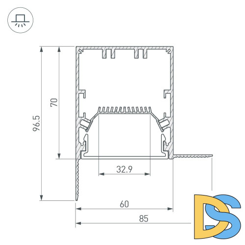 Соединитель профиля Arlight SL-LINIA 030136