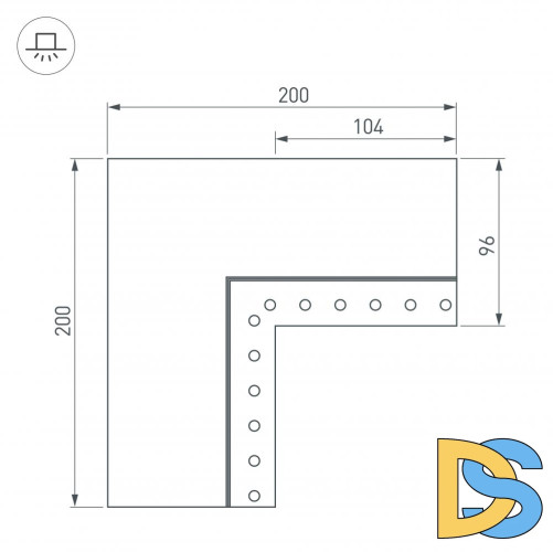 Соединитель профиля Arlight SL-LINIA 030136