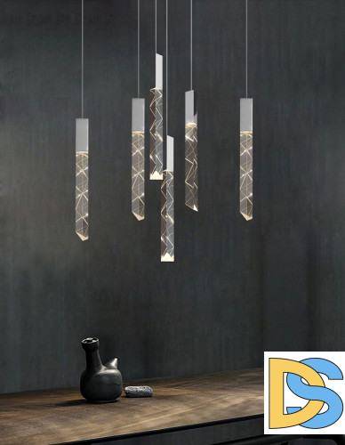 Подвесной светильник Delight Collection Trinity OM8201013-3 chrome