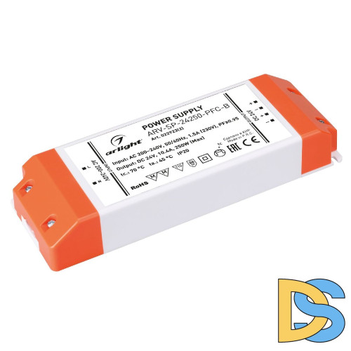 Блок питания Arlight ARV-SP-24250-PFC-B (24V, 10.4A, 250W, IP20) 022923(2)